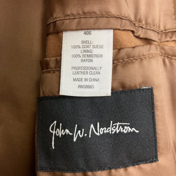 Distressed Goat Suede Blazer John W. Nordstrom - Picture 15 of 16